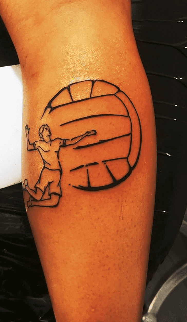 Volleyball Tattoo Ink