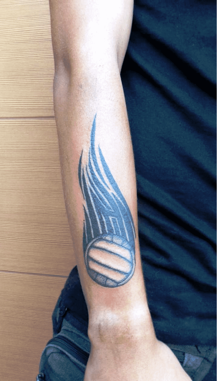 Volleyball Tattoo Ink