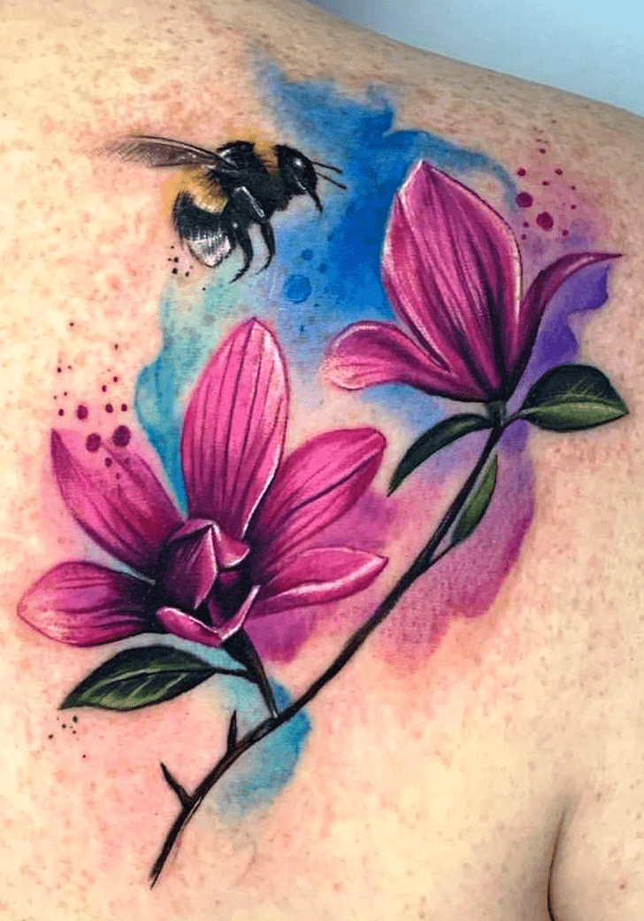 Watercolour Tattoo Design Image