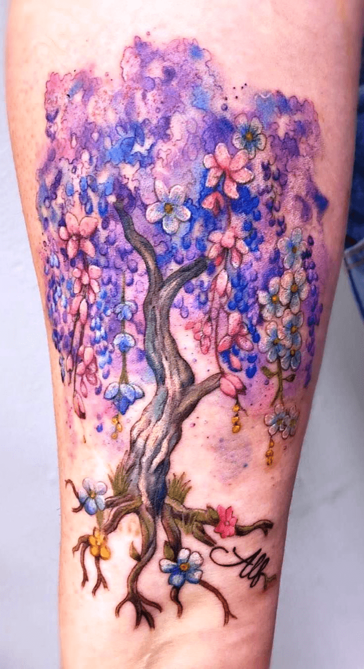 Watercolour Tattoo Shot