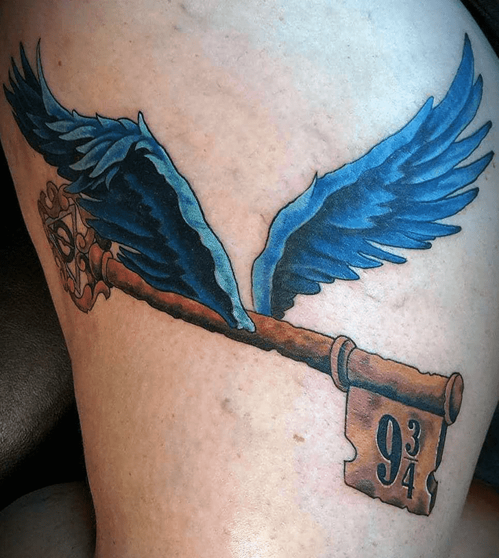 Winged Keys Tattoo Picture