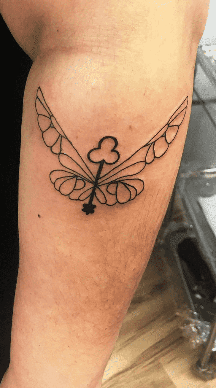 Winged Keys Tattoo Photos