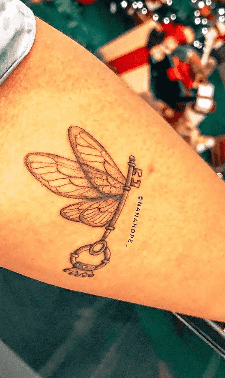 Winged Keys Tattoo Picture