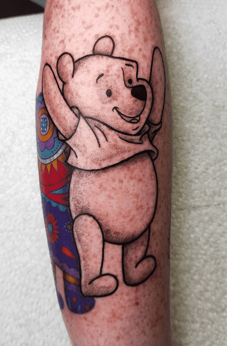 Winnie the Pooh Tattoo Figure