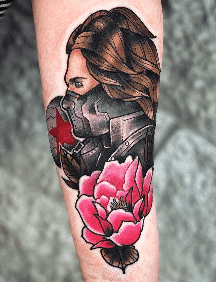 Winter Soldier Tattoo Photograph