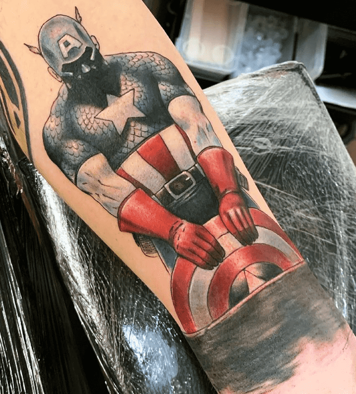 Winter Soldier Tattoo Shot