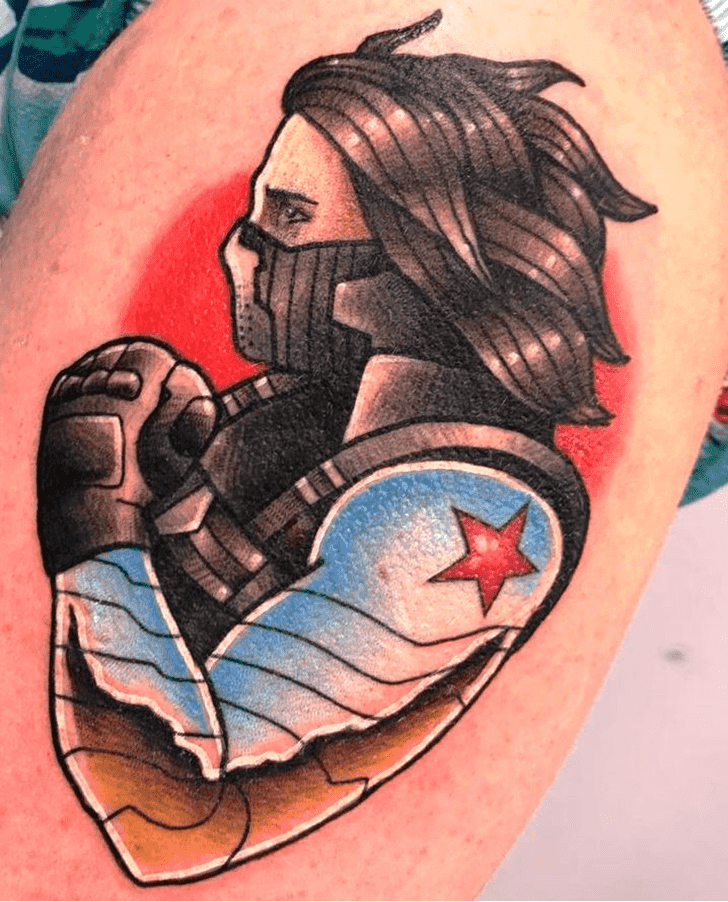 Winter Soldier Tattoo Shot