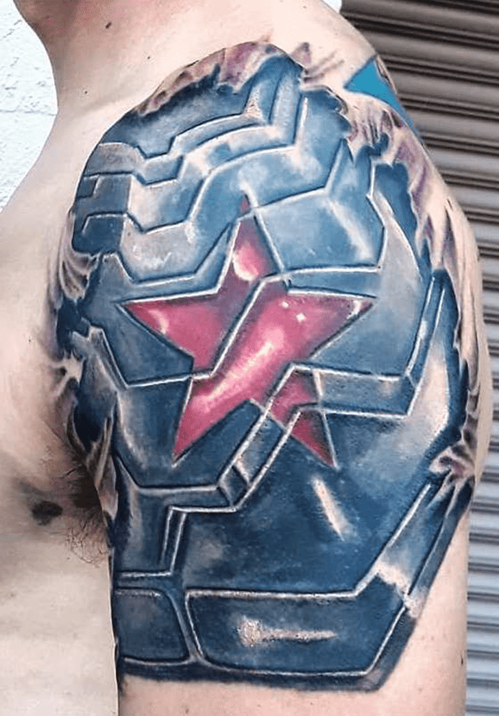 Winter Soldier Tattoo Figure