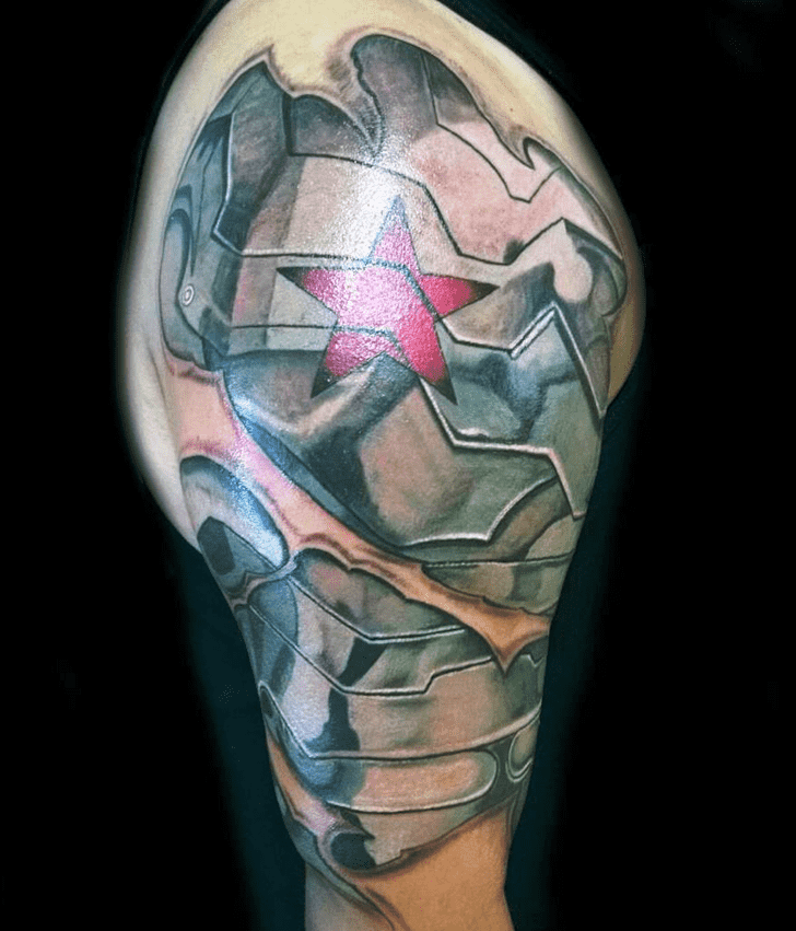 Winter Soldier Tattoo Figure