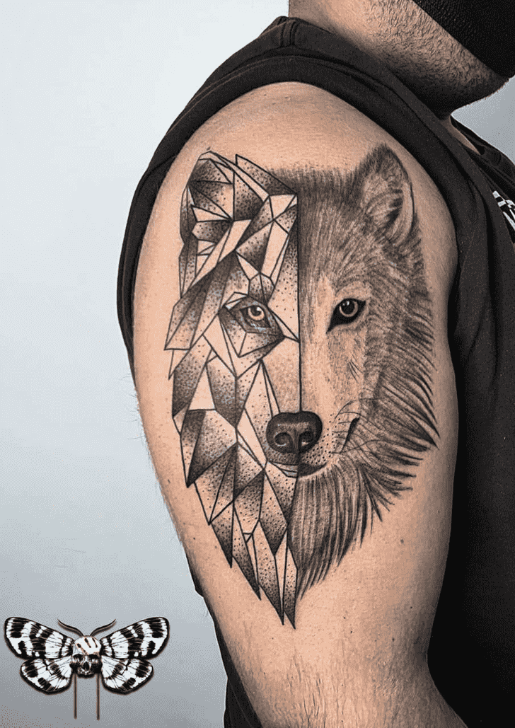 Wolf Tattoo Photograph