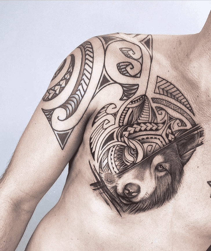 Wolf Tattoo Photo