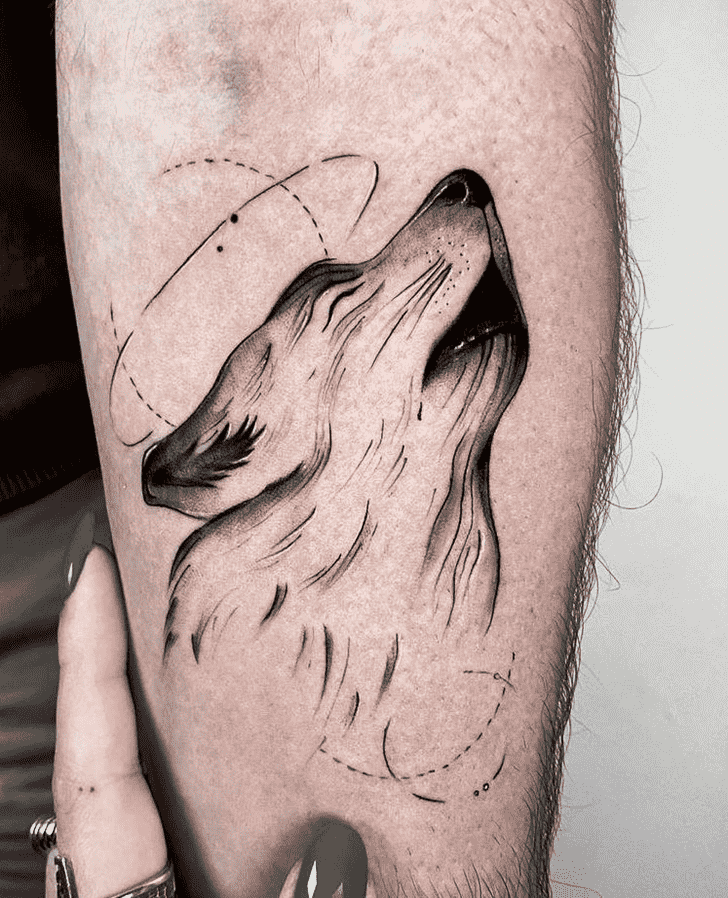 Wolf Tattoo Portrait