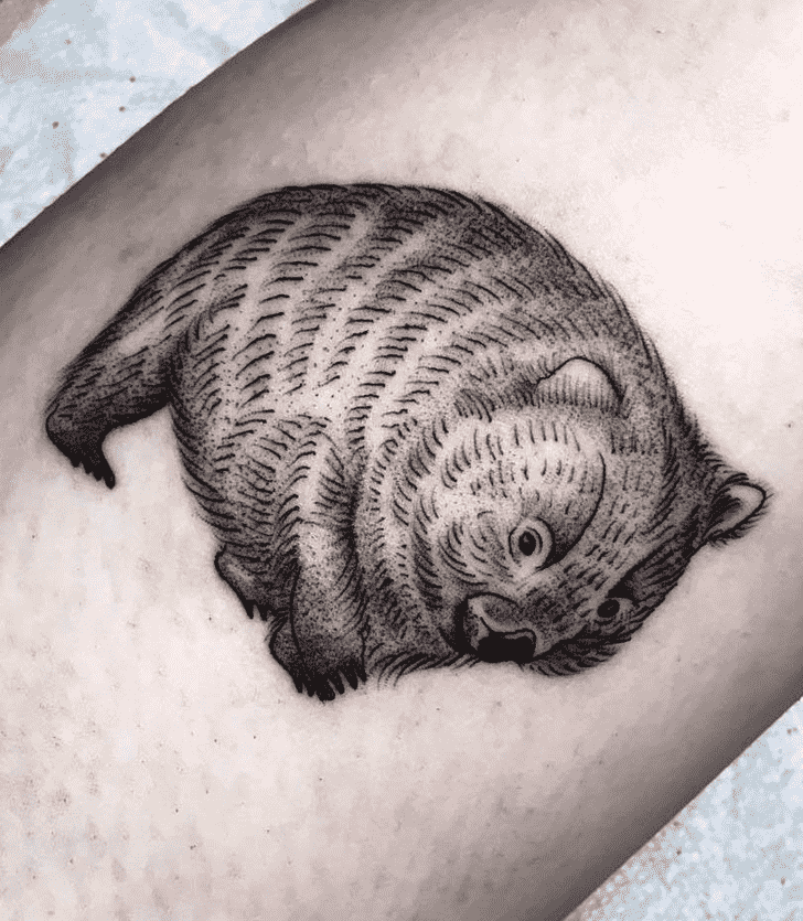 Wombat Tattoo Photo