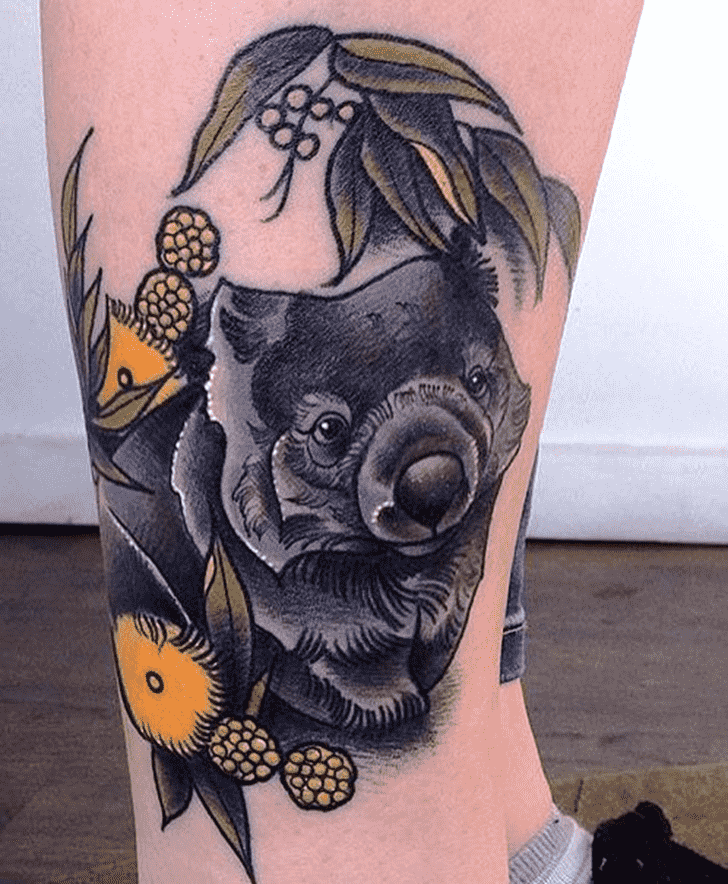 Wombat Tattoo Design Image