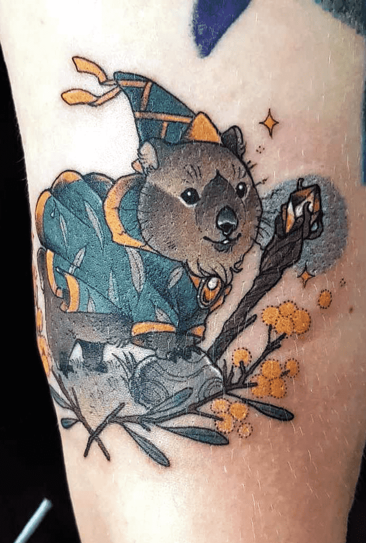 Wombat Tattoo Figure