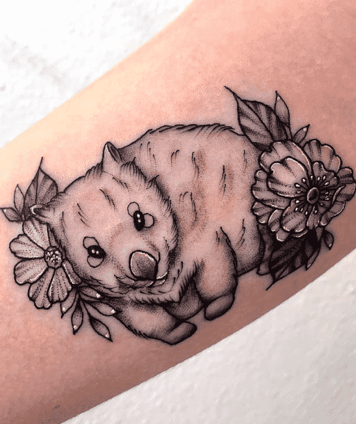 Wombat Tattoo Shot