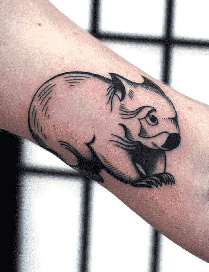 Wombat Tattoo Photo