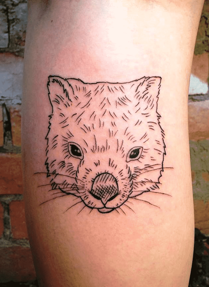 Wombat Tattoo Figure