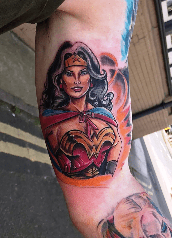 Wonder Woman Tattoo Photograph