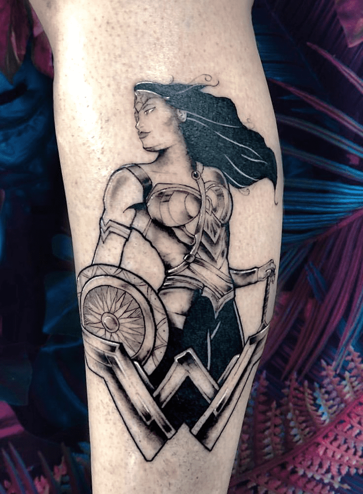 Wonder Woman Tattoo Portrait