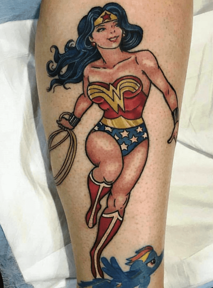 Wonder Woman Tattoo Shot