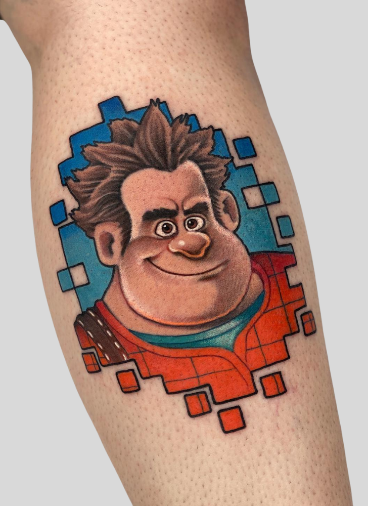 Wreck It Ralph Tattoo Design Image