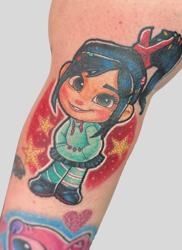 Wreck It Ralph Tattoo Figure