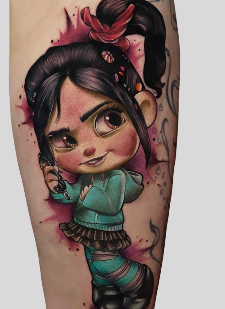 Wreck It Ralph Tattoo Portrait