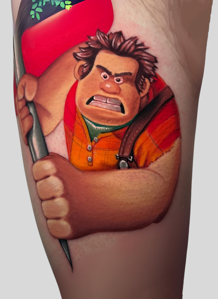 Wreck It Ralph Tattoo Portrait
