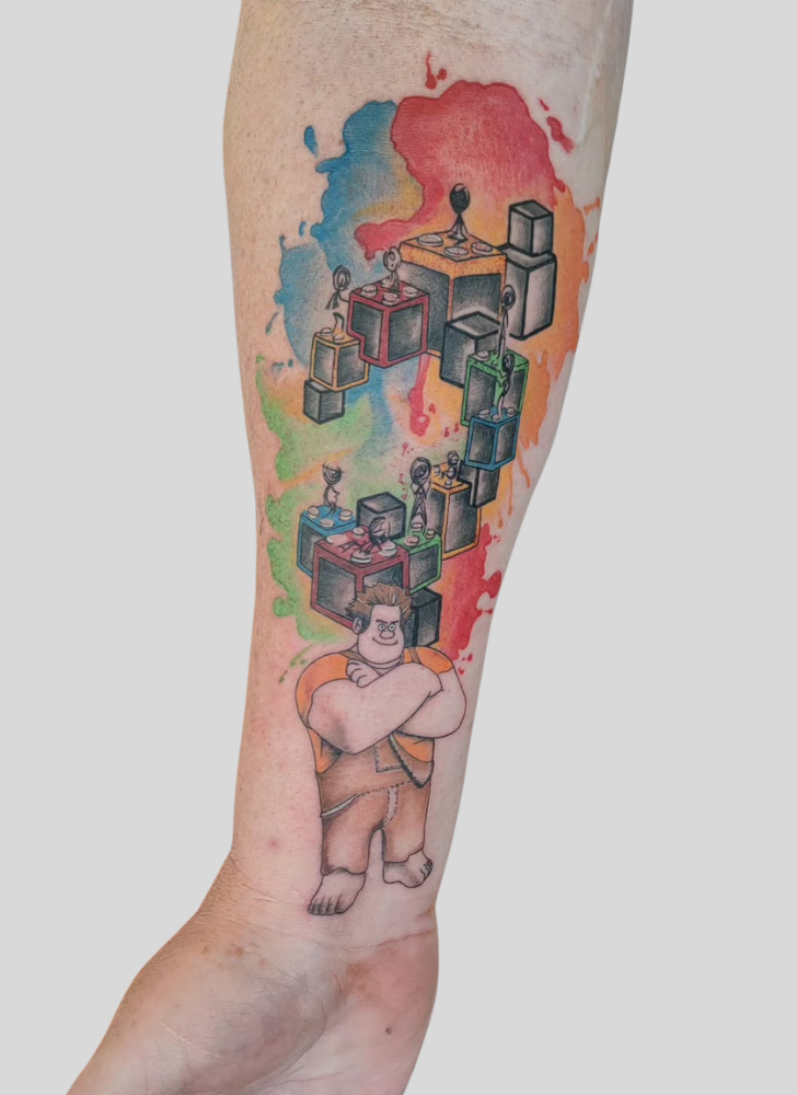 Wreck It Ralph Tattoo Design Image