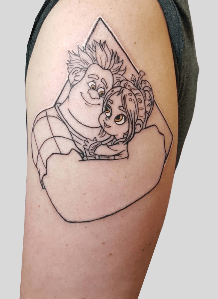 Wreck It Ralph Tattoo Figure