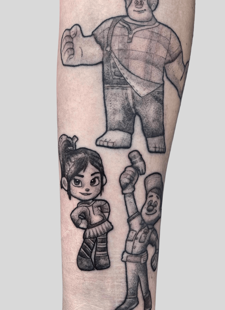Wreck It Ralph Tattoo Photograph