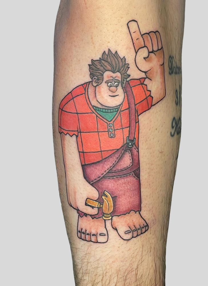 Wreck It Ralph Tattoo Design Image