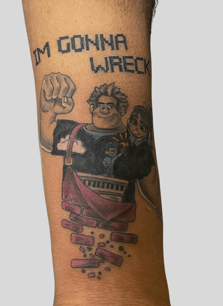 Wreck It Ralph Tattoo Photograph