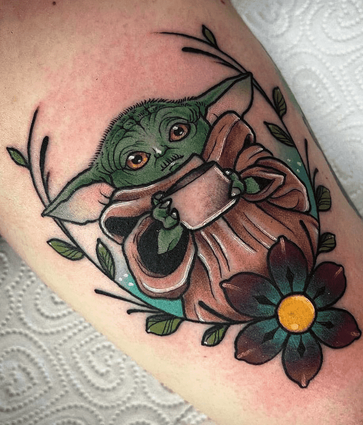 Yoda Tattoo Portrait