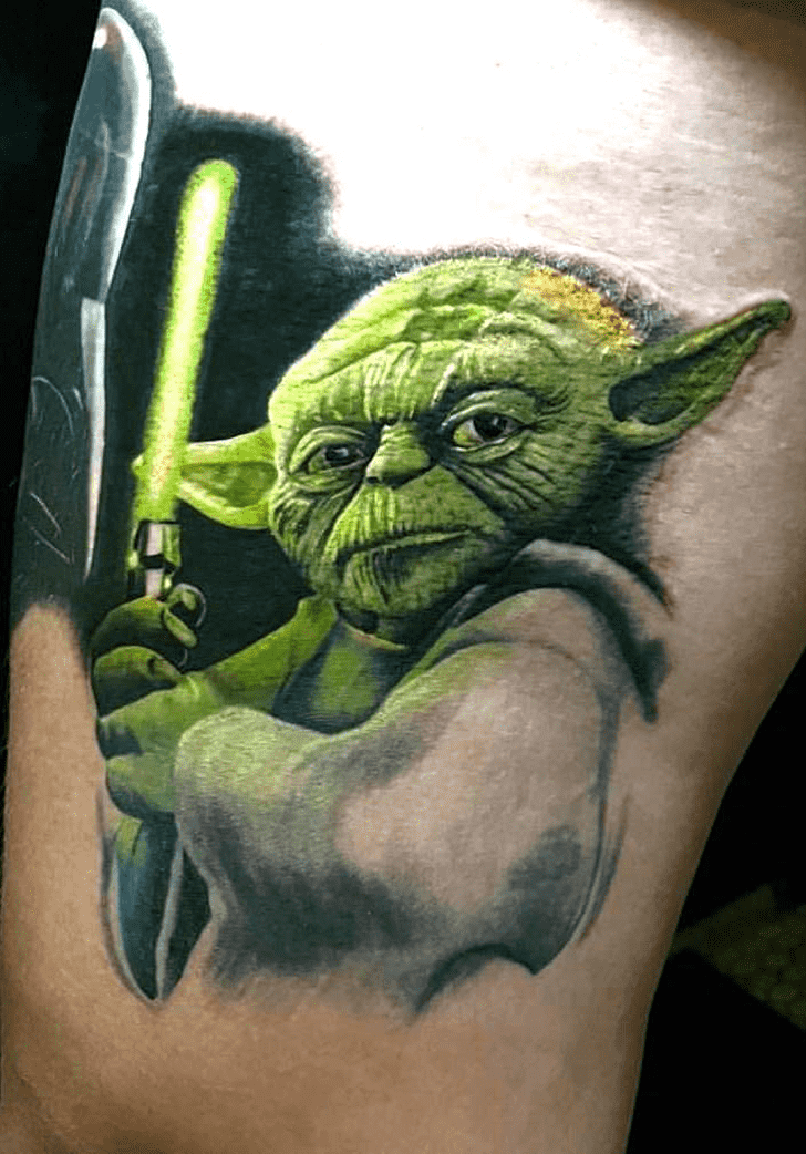 Yoda Tattoo Figure