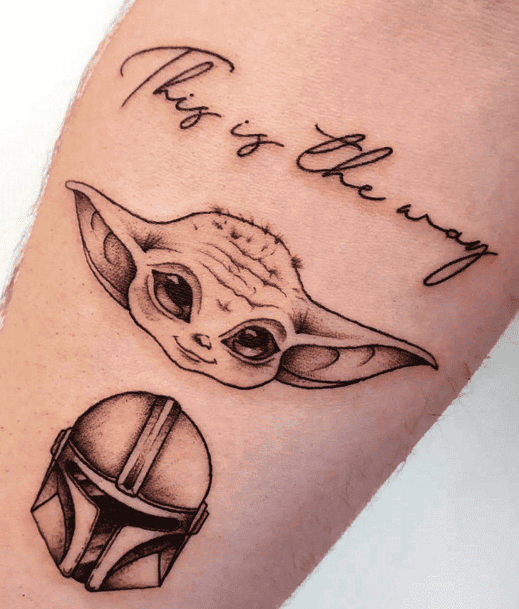 Yoda Tattoo Portrait