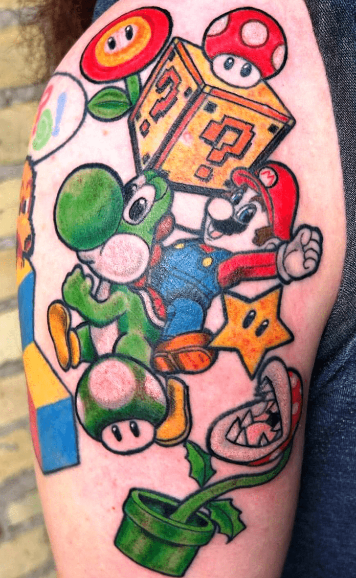 Yoshi Tattoo Shot