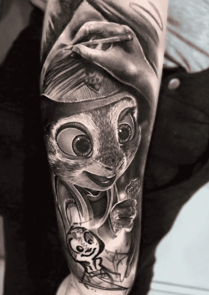 Zootopia Tattoo Figure