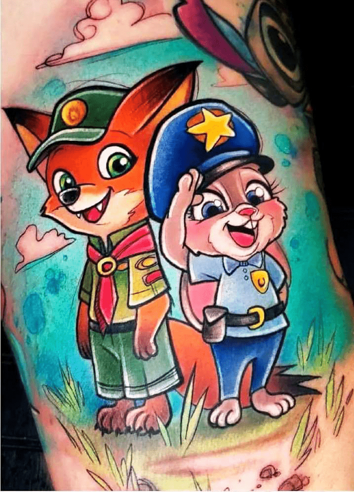 Zootopia Tattoo Photograph