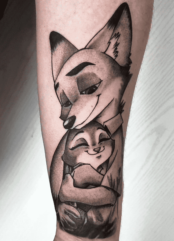 Zootopia Tattoo Portrait