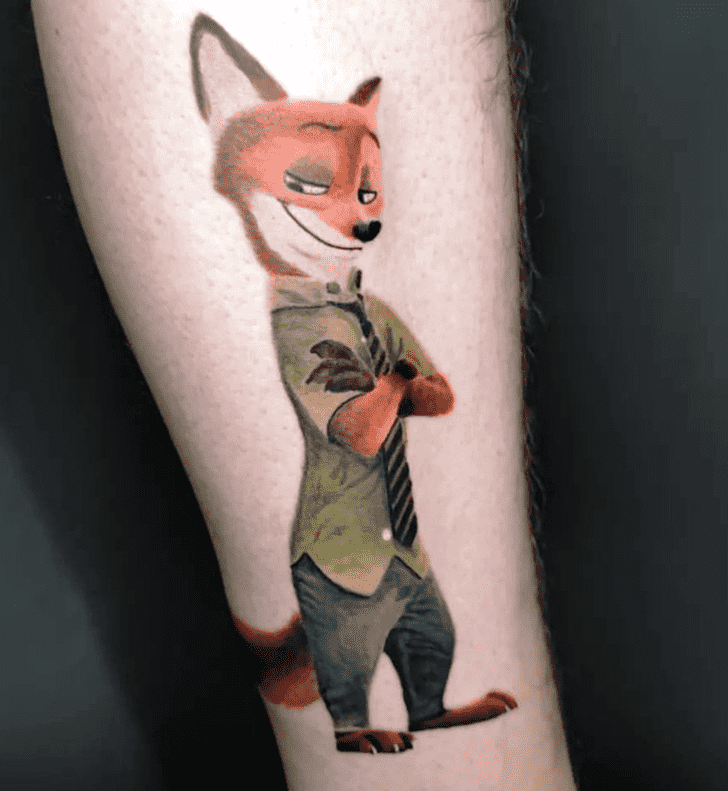 Zootopia Tattoo Portrait