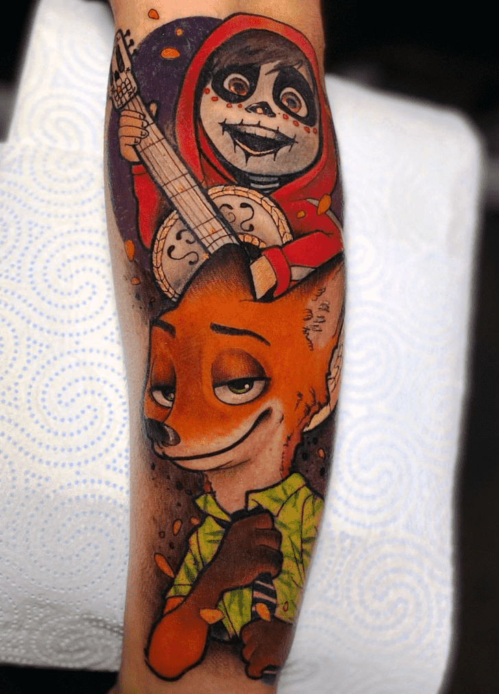 Zootopia Tattoo Ink