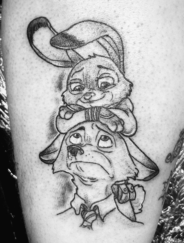 Zootopia Tattoo Figure