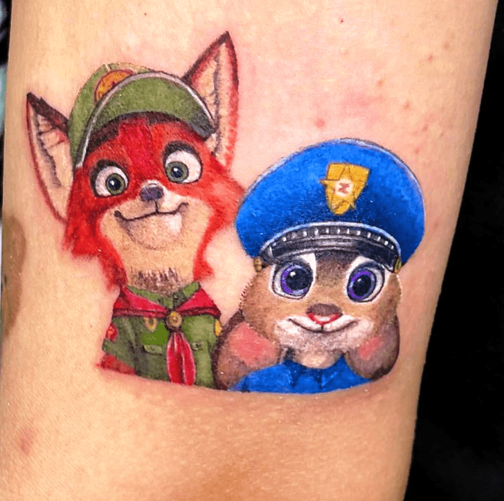 Zootopia Tattoo Photograph